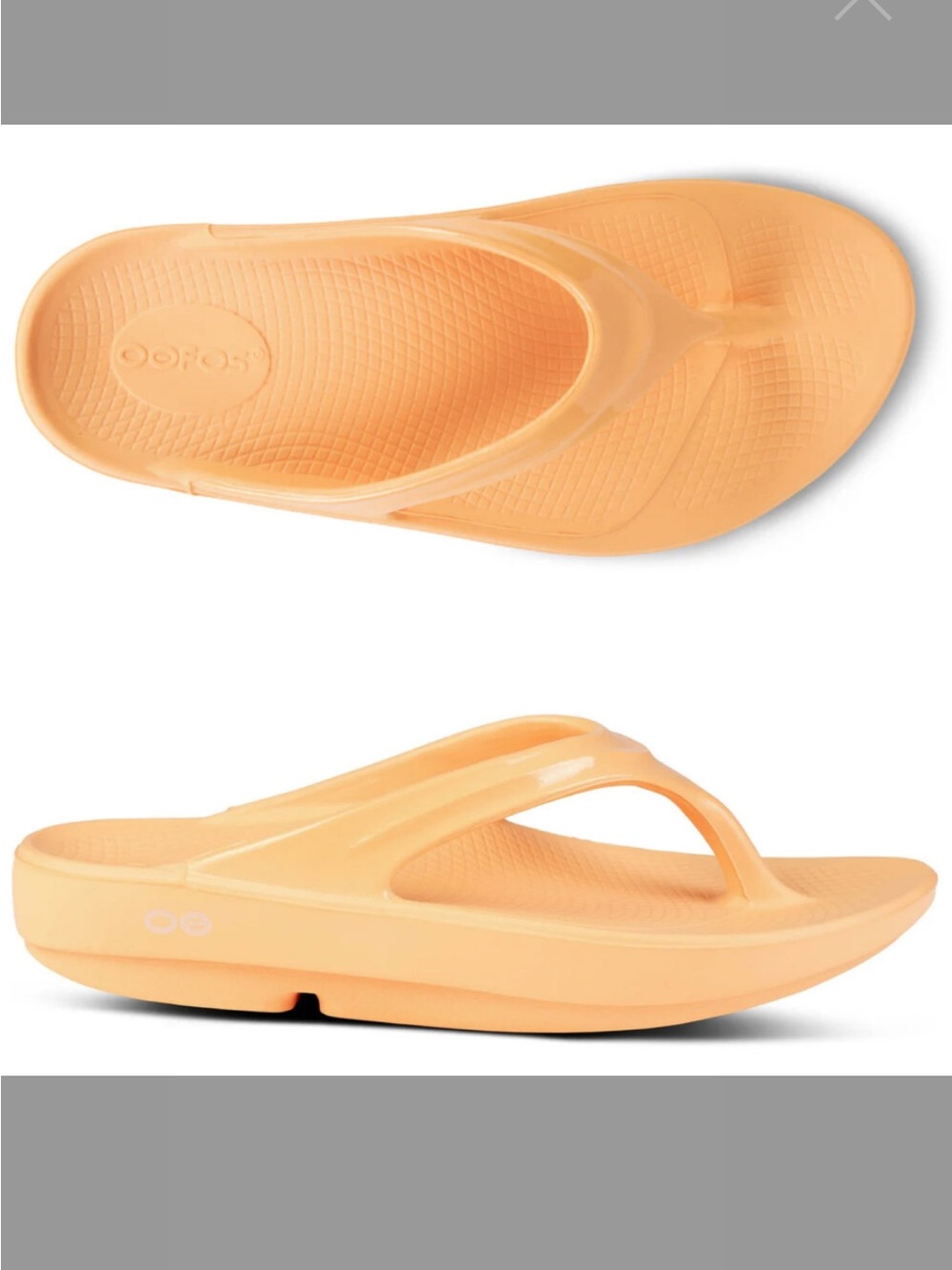 Oofos Oolala Thong Sandals Flip Flops Size 10